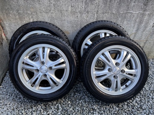 受取先決定155/65R14スタッドレスタイヤホイールセット