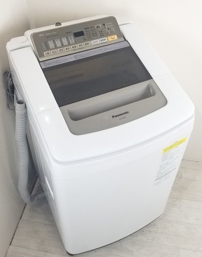 (送料無料) 洗濯・乾燥機 洗8kg 乾4.5kg ヒーター式乾燥 泡洗浄でがんこな汚れも浮かせて落とす Panasonic ⑤