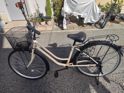 26型　自転車　アサヒサイクル　ミルクホワイト