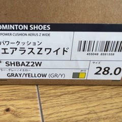 YONEX バドミントンシューズ パワークッション エアラスZワイド　28CMの画像