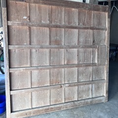 蔵納屋の扉　２枚の一対