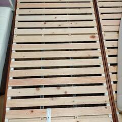 シングルベッ＋マットレスの画像