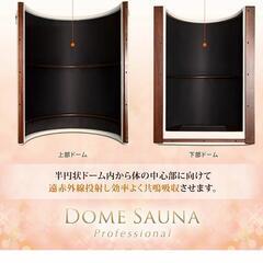 遠赤外線ドームサウナ（プロフェッショナルシリーズ）美品の画像
