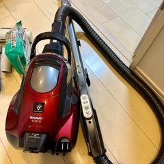 シャープ　SHARP 掃除機　パック付きの画像