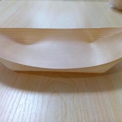 木の皿（たこ焼き・屋台・縁日）の画像