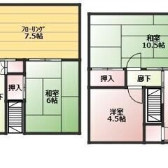 ※【家賃1ヶ月プレゼント！】45,000円戸建て賃貸 駐車場1台駐車可能！京都府亀岡市畑野町広野烏帽子岩 一戸建て 賃貸 京都 駐車場あり ペットOK - 不動産