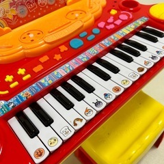 ★お譲り先決定しました★アンパンマンピアノ　電池あり　音鳴りますの画像
