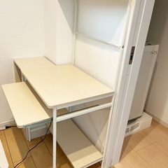 美品！パソコンデスク&収納ボックスの2点セット