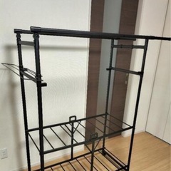 【譲り先決定済】折りたたみ物干し