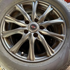 受付終了　16インチ　スタッドレスタイヤホイール付