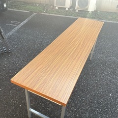 【新品価格9000円‼️使用は一度のみ❗️】折りたたみ　長机　会...