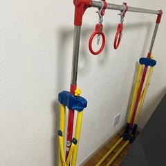 オリンピア 折りたたみ鉄棒 つり輪 ブランコ の画像