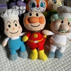 アンパンマンと仲間たち！ぬいぐるみ1体約200円お得！！の画像