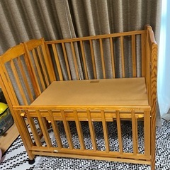 【お譲り先決まりました】ベビーベッド　