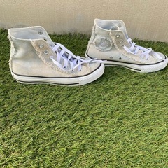 converse⭐︎23ｾﾝﾁハイカットスニーカー⭐︎デニムの画像