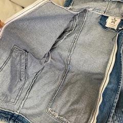 デニムモッズコート　キッズ　差し上げますの画像