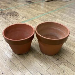 大型　植木鉢　素焼き