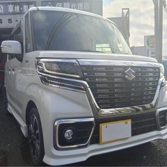 ★車検2年付★ スズキ　スペーシア　カスタム　ハイブリッド　ターボ