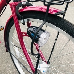 【値下げしました】シマノ製6段ギア付き26インチ折りたたみ自転車　シティサイクル　　の画像