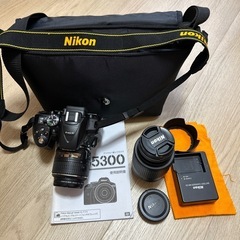 Nikon D5300 デジタル一眼レフ カメラセット　シャッター数少なめ 