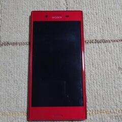 docomo xperia xz premium レッド 美品