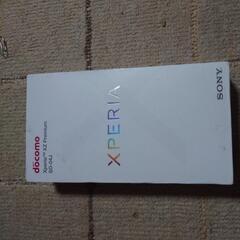 docomo xperia xz premium レッド 美品の画像