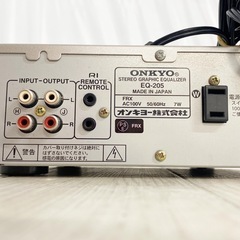 ONKYO オンキヨー グラフィックイコライザー EQ-205の画像