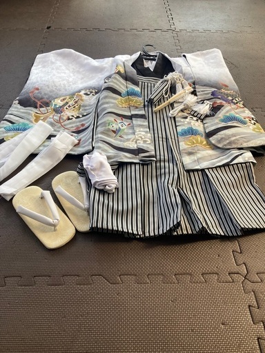 753 5歳男の子着物　フルセット　美品