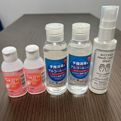 アルコール手指消毒剤5点セットの画像