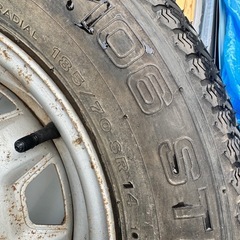 未使用 ホイール付きスタッドレスタイヤ の画像