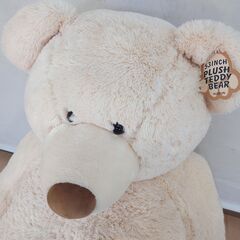 【取引成立】HUGFUN PLUSH TEDDY BEAR 53INCH ハグファン プラッシュ テディ ベア 53インチ 134 コストコ【中古】の画像