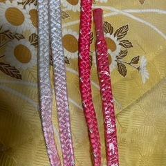 新品帯締め　ピンクからグラデーション白　いかがでしょうか？の画像