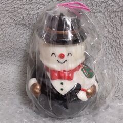 【クリスマス】 メロディーキャンドル 雪だるま