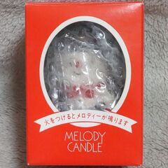 【クリスマス】 メロディーキャンドル 雪だるまの画像