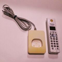 パナソニック　コードレス親子電話機　子機１台付き、（中古）箱なしの画像
