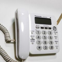 パナソニック　コードレス親子電話機　子機１台付き、（中古）箱なしの画像