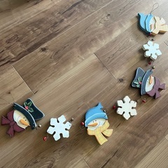 ロング ガーランド スノーマン クリスマスオーナメント ヴィンテージ