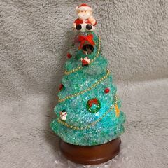 クリスマス クリスタル ライティングツリーの画像