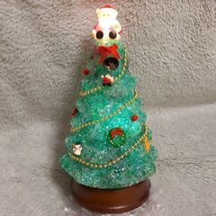 クリスマス クリスタル ライティングツリーの画像