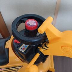 子供用　乗れる　クレーン車、ショベルカー　付け替可能の画像