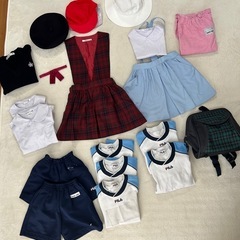 🔴精華聖マリア幼稚園　制服　女児　110〜120　