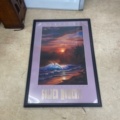 【中古】ラッセン ゴールデンモーメント ポップアート　ポスター