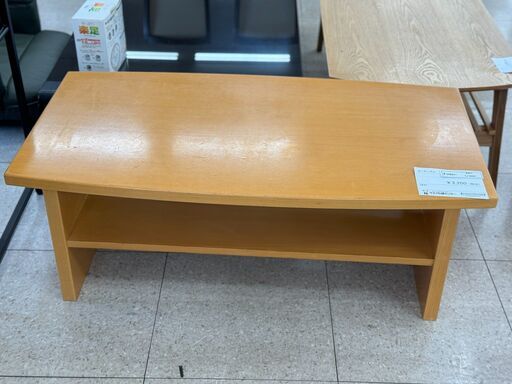 ★ジモティ割あり★  ローテーブル 茶色 H43.5×D60×W110 クリーニング済み TJ9693