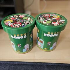 新古品,マリオ,缶2つセット