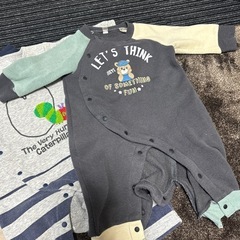ベビーロンパース70cm冬用の画像