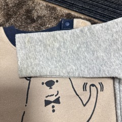 ベビーロンパース70cm冬用の画像