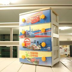 Disney ディズニー カーズ CHG-WT554 4段チェスト 箪笥 タンス 収納家具 JG_MJX_B1112-J005の画像