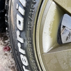 BF GOOD RICH ALL TERRAIN T/A LT245 70R16 ジムニー　三菱jeep パジェロで使用の画像