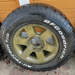 BF GOOD RICH ALL TERRAIN T/A LT245 70R16 ジムニー　三菱jeep パジェロで使用の画像