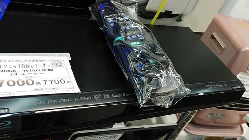 セール！品質保証☆配達有り！4800円(税別）パナソニック 320GB BD DVDレコーダー Blu-rayレコーダー  リモコン付